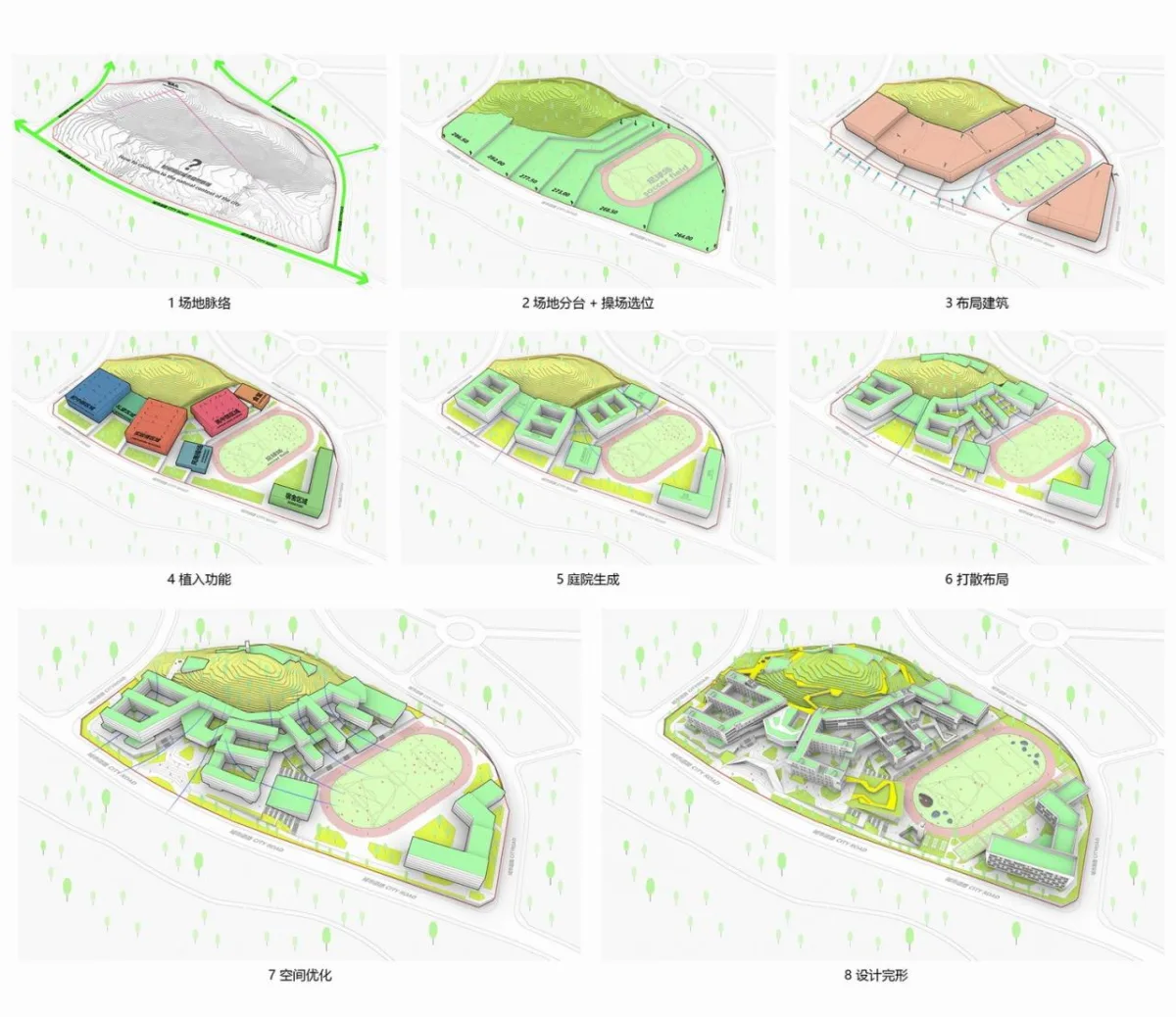 BIM建筑|三峡巴蜀中学：建筑与大地的和谐协奏 / 西筑设计作品