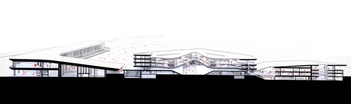 BIM建筑|北京大学附属中学海口学校 / Crossboundaries