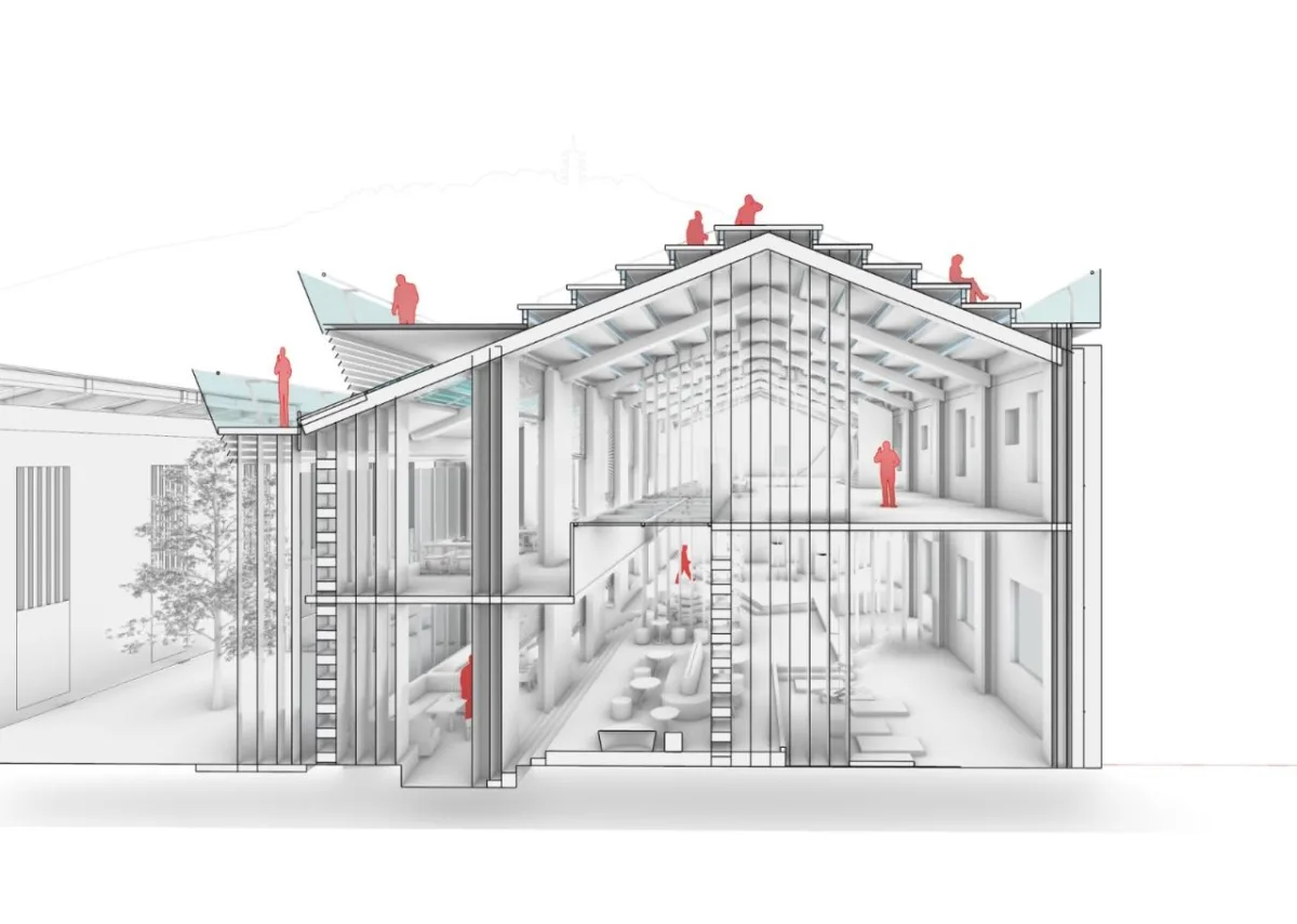 BIM建筑|大周画室及其周边区域改造 / SpActrum 谱观