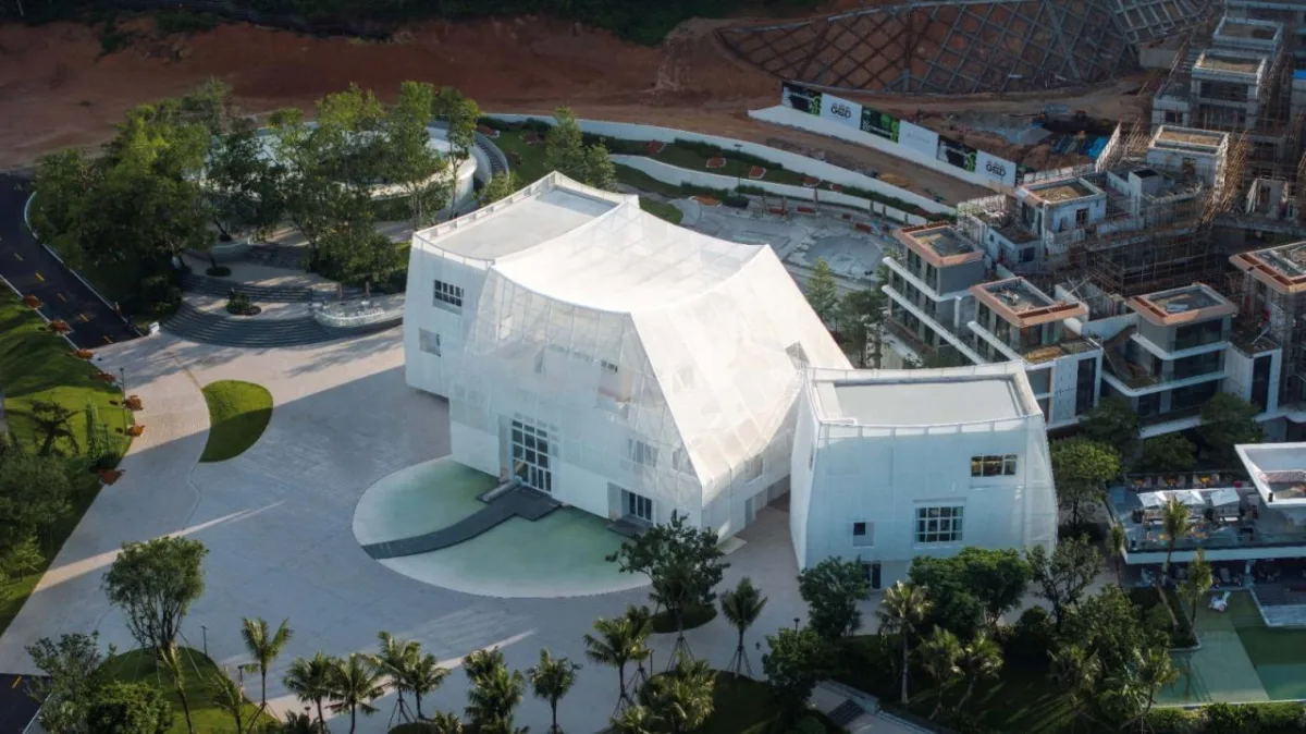 BIM建筑|玉山岚峰：正大太阳河咖啡小镇艺术中心 / Wutopia Lab