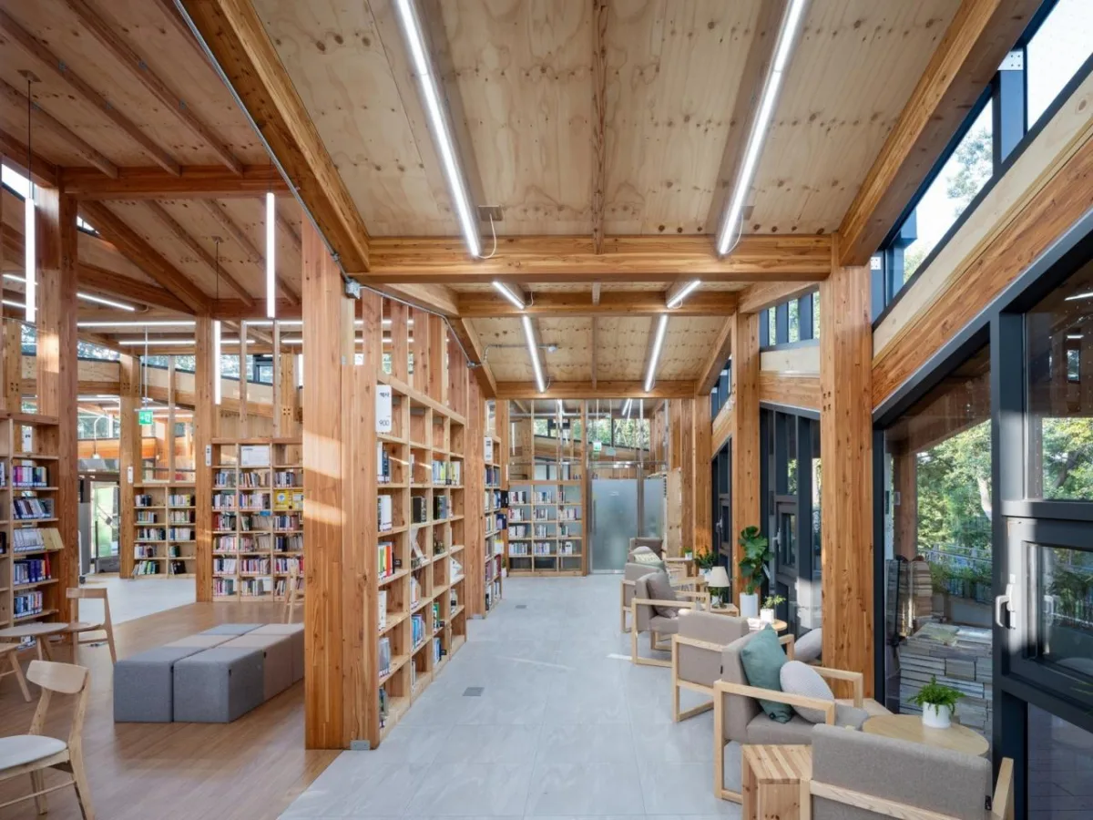 BIM建筑|Odong 公共图书馆 / Unsangdong Architects