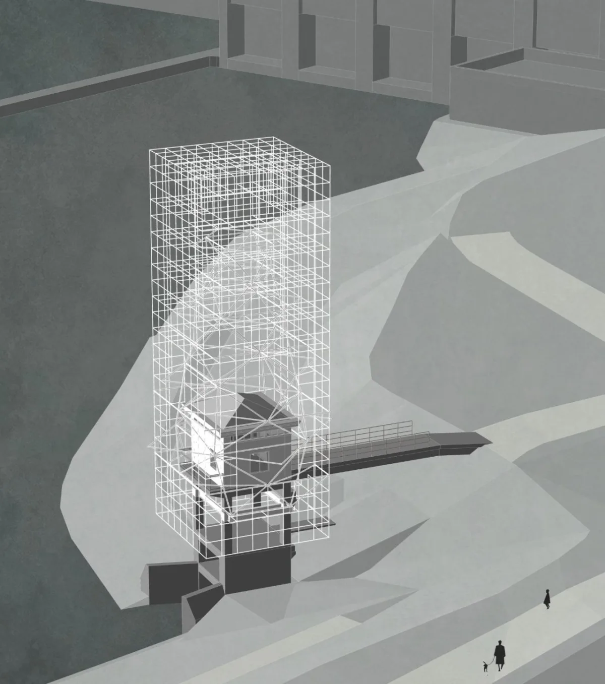BIM建筑|人造树 / 有限设计工作室