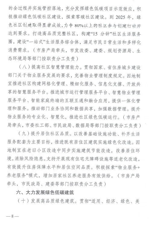 装配式政策|《南京市建筑领域碳达峰实施方案》印发