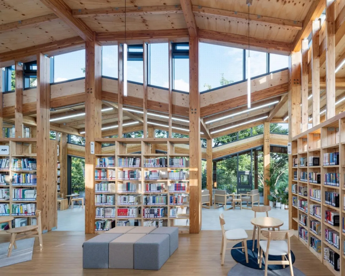 BIM建筑|Odong 公共图书馆 / Unsangdong Architects