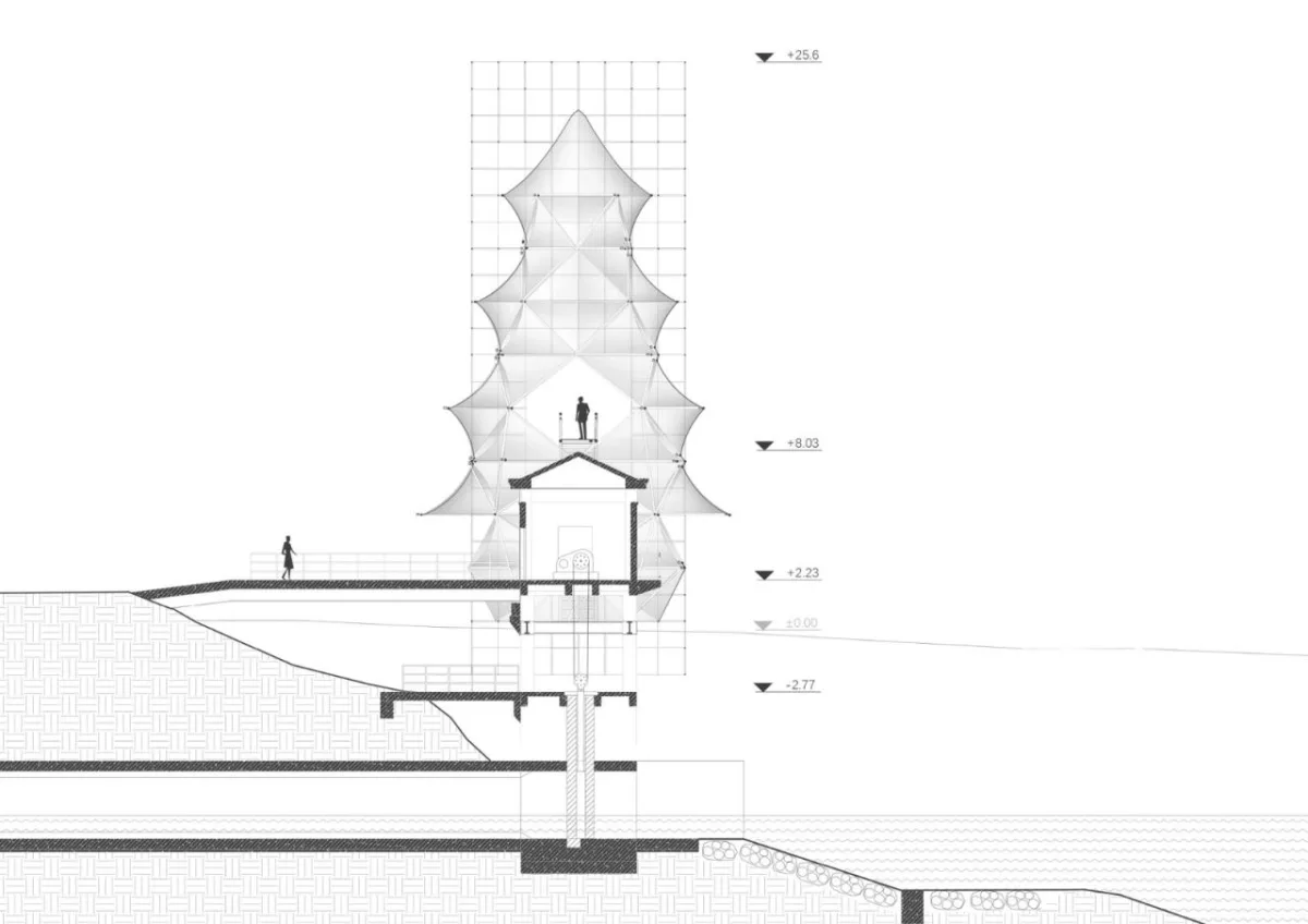 BIM建筑|人造树 / 有限设计工作室