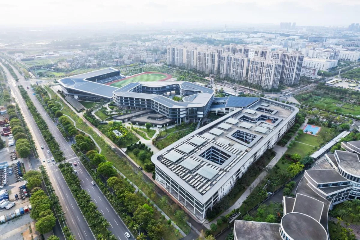 BIM建筑|北京大学附属中学海口学校 / Crossboundaries
