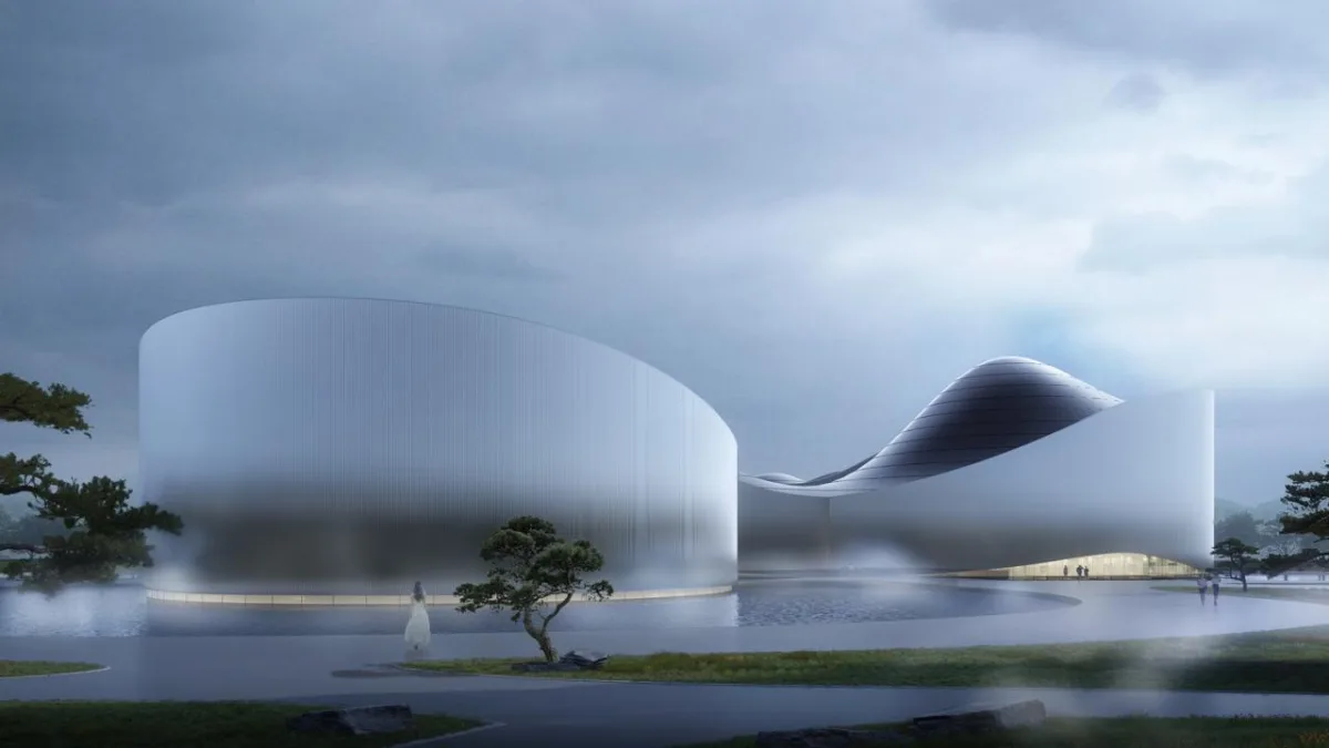 BIM建筑|徽文化艺术交流中心方案设计 / UJ 李思远新作