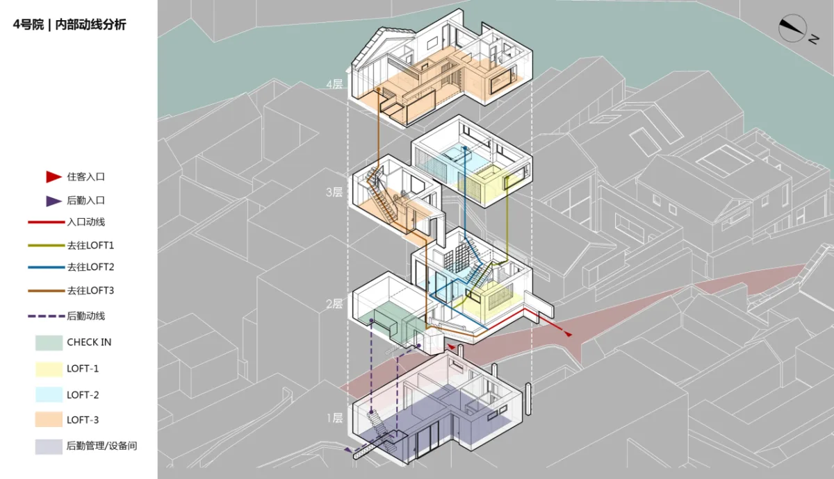 BIM建筑|以景为据：济南东泉村民宿集群设计 / GW空间设计