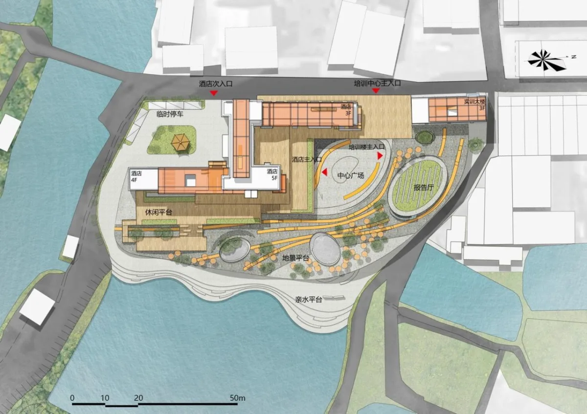 BIM建筑|改造、加建与扩建，江门市乡村振兴培训中心 / 华南理工大学建筑设计研究院
