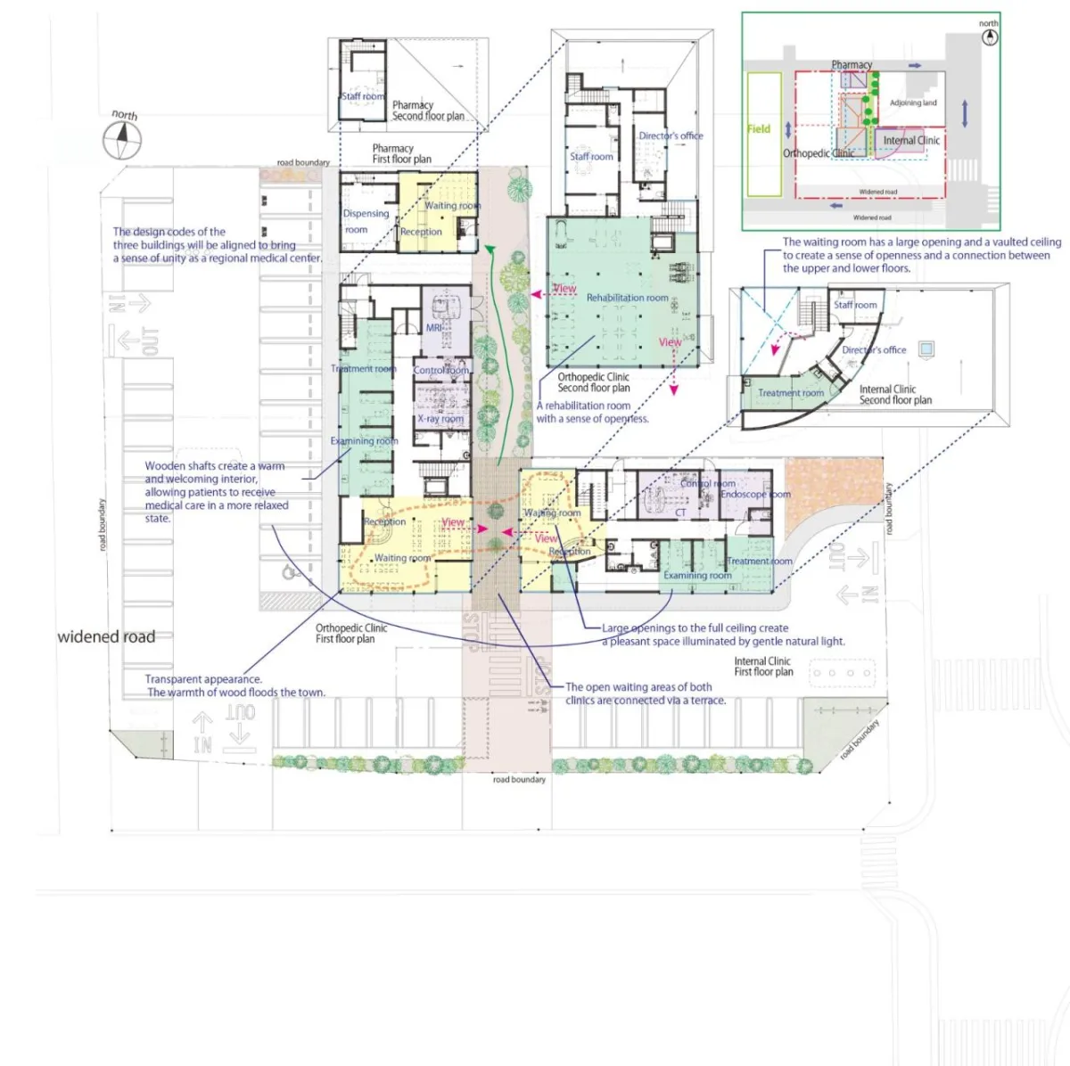 BIM建筑|旭之森内科和胃肠病诊所 / TSC Architects