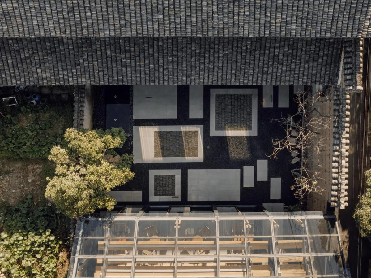 BIM建筑|山庾茶肆，修旧增新 / 奥室建筑
