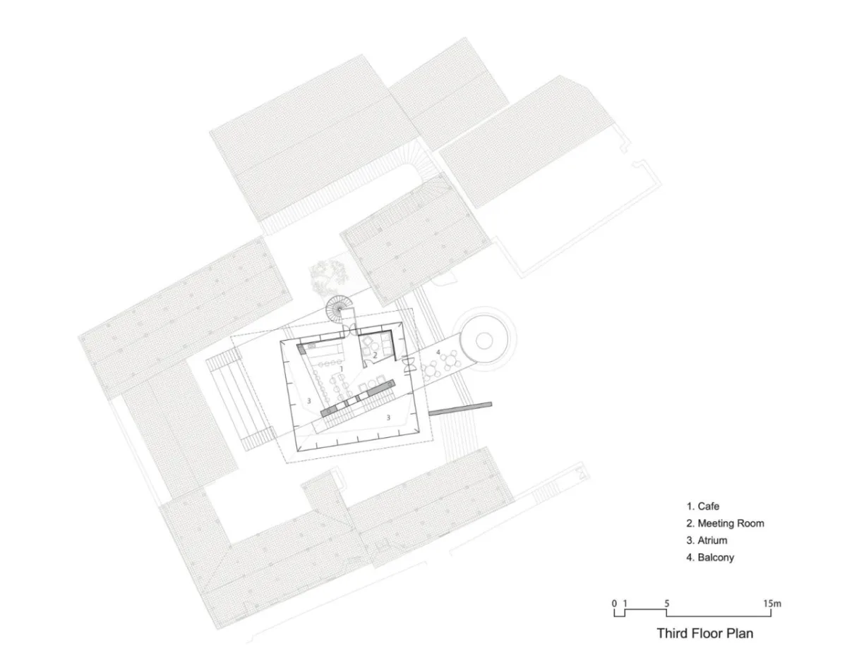 BIM建筑|烟筒插建院 / 刘克成设计工作室 + 众建筑