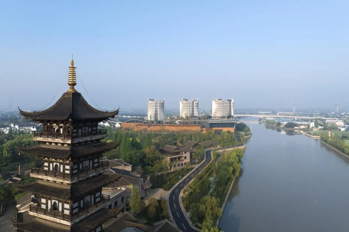 BIM建筑|乌镇堤上酒店外立面设计 / 上海直线建筑设计事务所