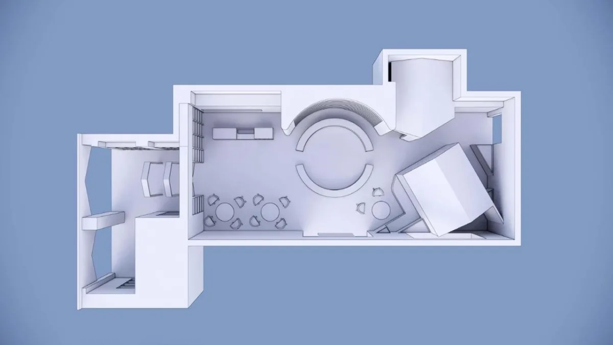 BIM建筑|2040书店 / 上海观介设计