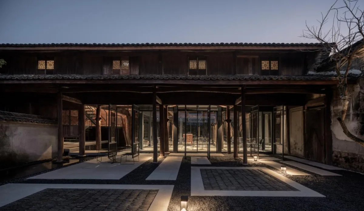 BIM建筑|山庾茶肆，修旧增新 / 奥室建筑