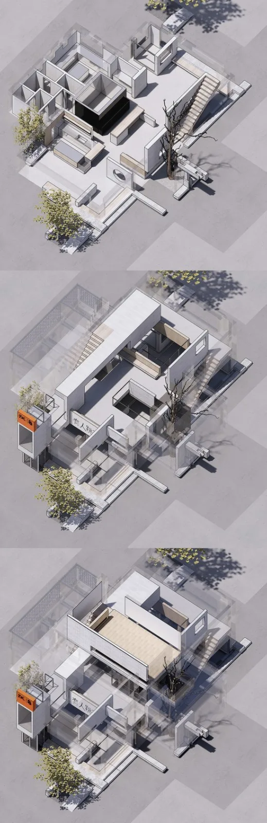 BIM建筑|跳海hood-阿那亚雀跃镇 / 不山建筑