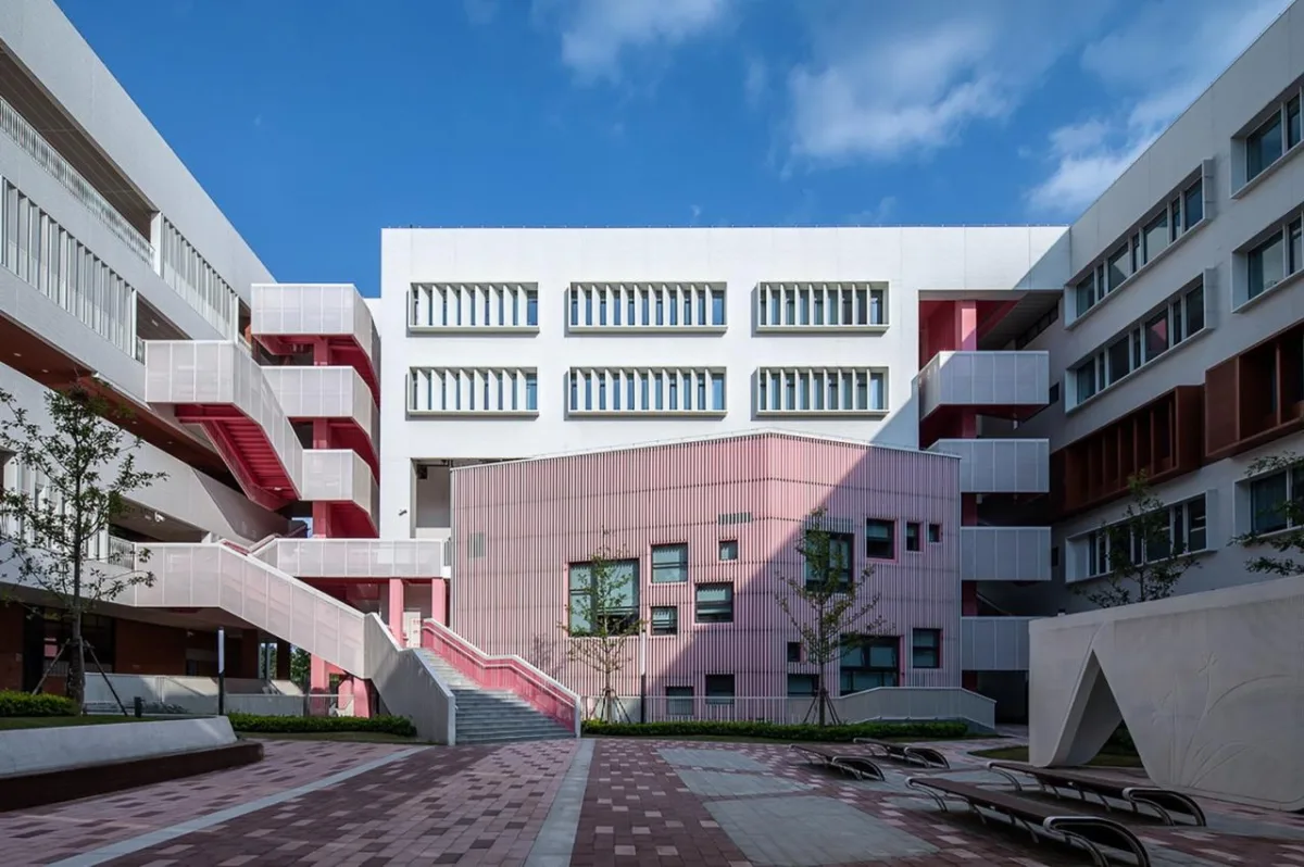 BIM建筑|乐活学园：上海青浦兰生学校 / 上海华都建筑规划设计有限公司
