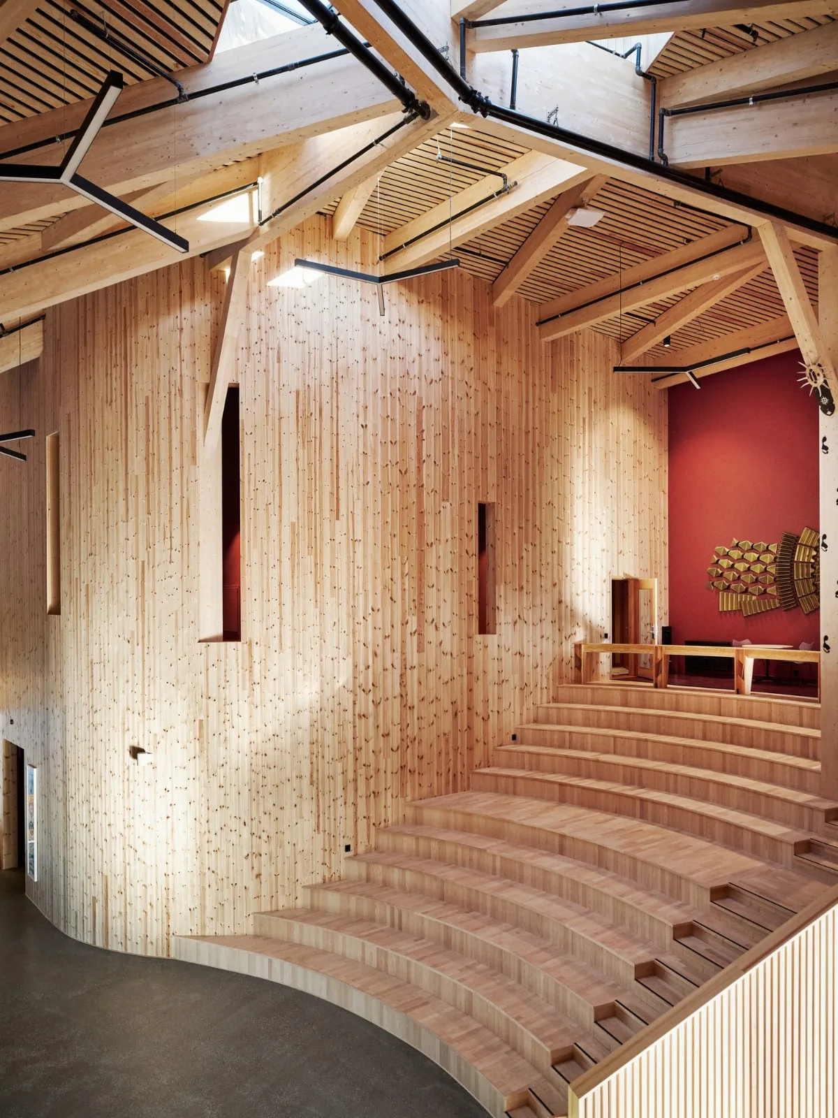 BIM建筑|Čoarvemátta 文化与教育中心 / Snøhetta + 70°N arkitektur + Joar Nango
