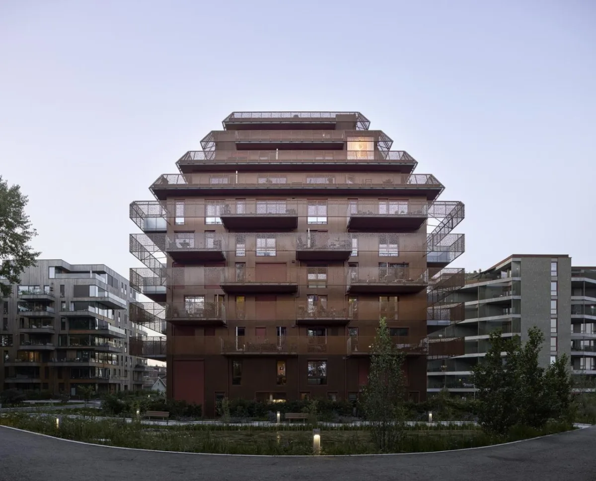 BIM建筑|挪威灯笼公寓 / Reiulf Ramstad Arkitekter