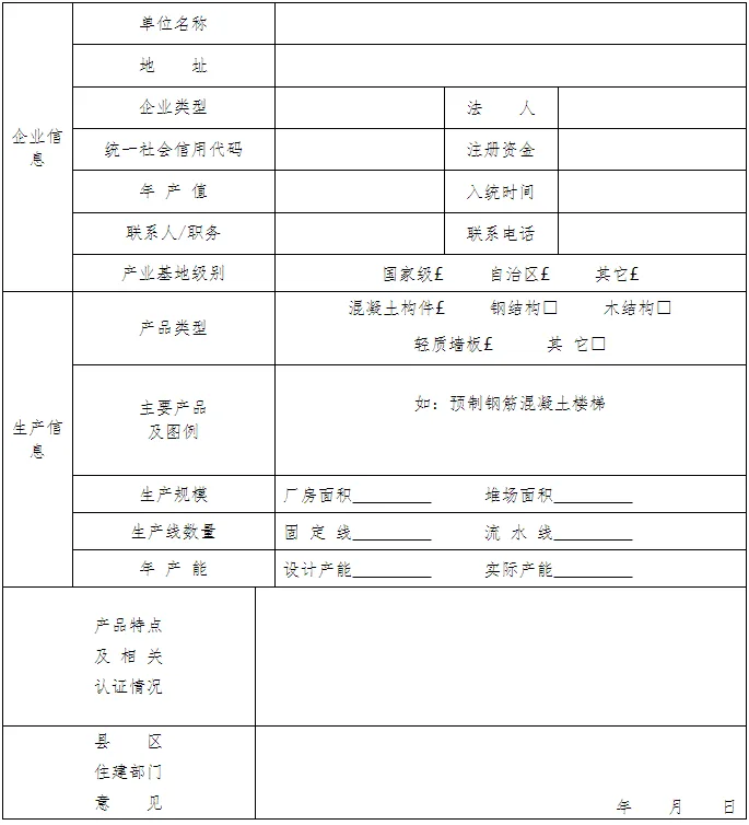装配式政策|宁夏│关于征集银川市装配式建筑部品部件生产信息的通知