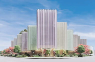 BIM建筑|隈研吾为迈阿密设计区揭幕彩色建筑-BIM建筑网