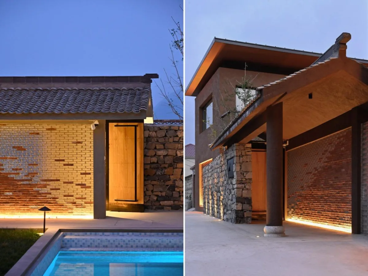 BIM建筑|伴山而居：后院•溜石港民宿 / GW空间设计
