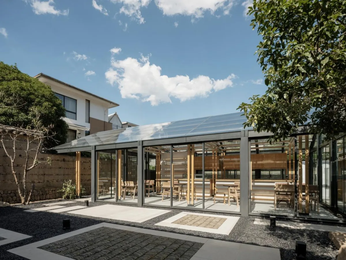 BIM建筑|山庾茶肆，修旧增新 / 奥室建筑