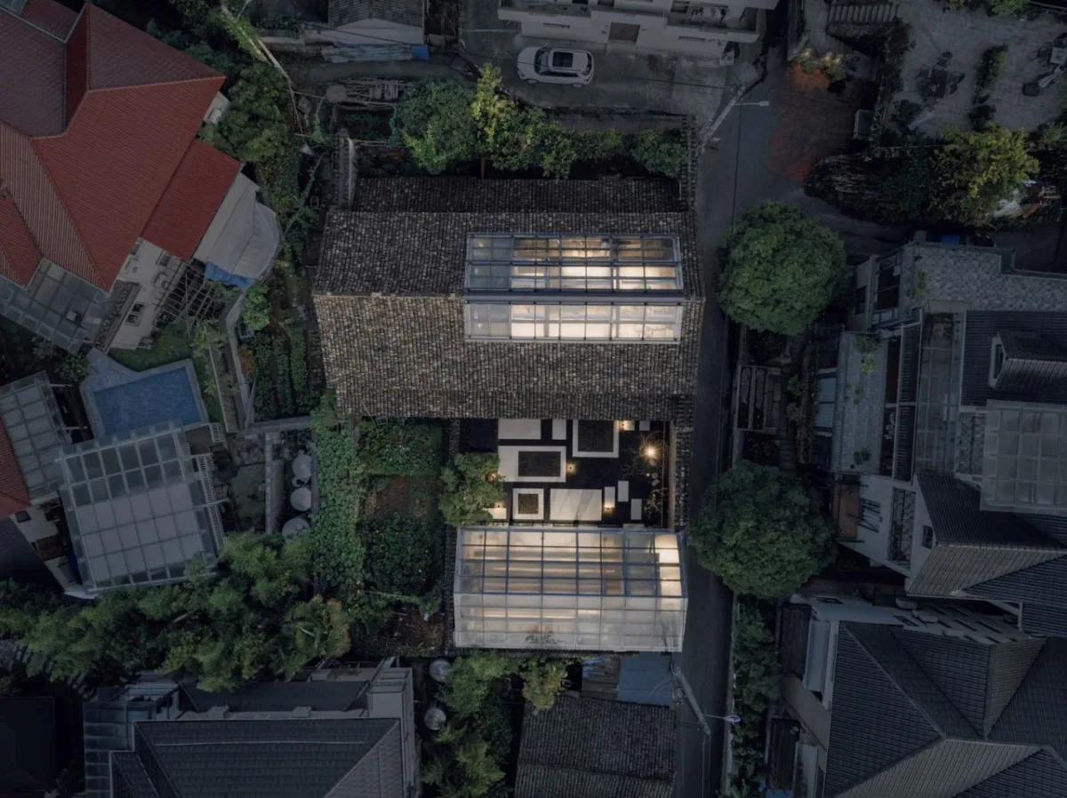 BIM建筑|山庾茶肆，修旧增新 / 奥室建筑