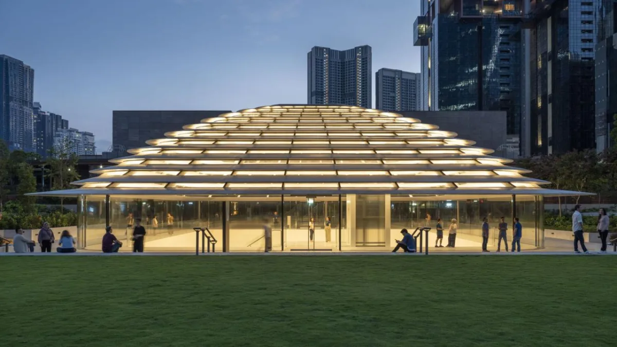 BIM建筑|苹果吉隆坡 TRX 店 / Foster + Partners
