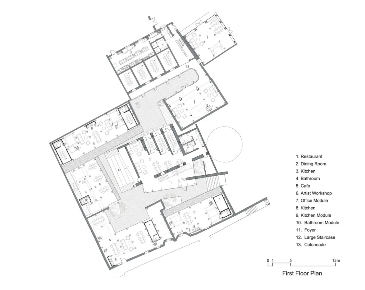 BIM建筑|烟筒插建院 / 刘克成设计工作室 + 众建筑