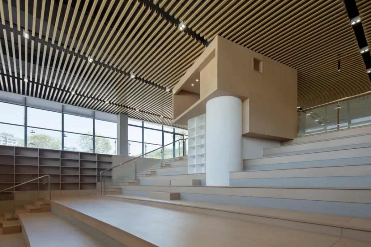 BIM建筑|长沙市南雅中学图书馆 / 中机国际罗劲工作室