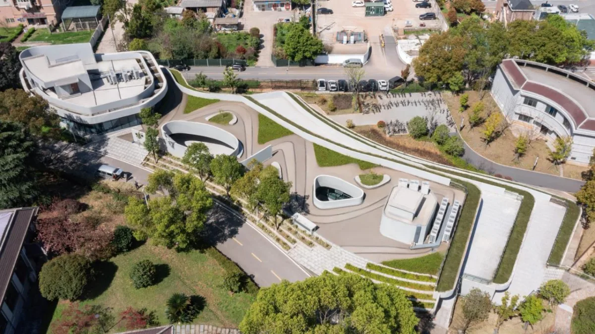 BIM建筑|长沙市南雅中学图书馆 / 中机国际罗劲工作室