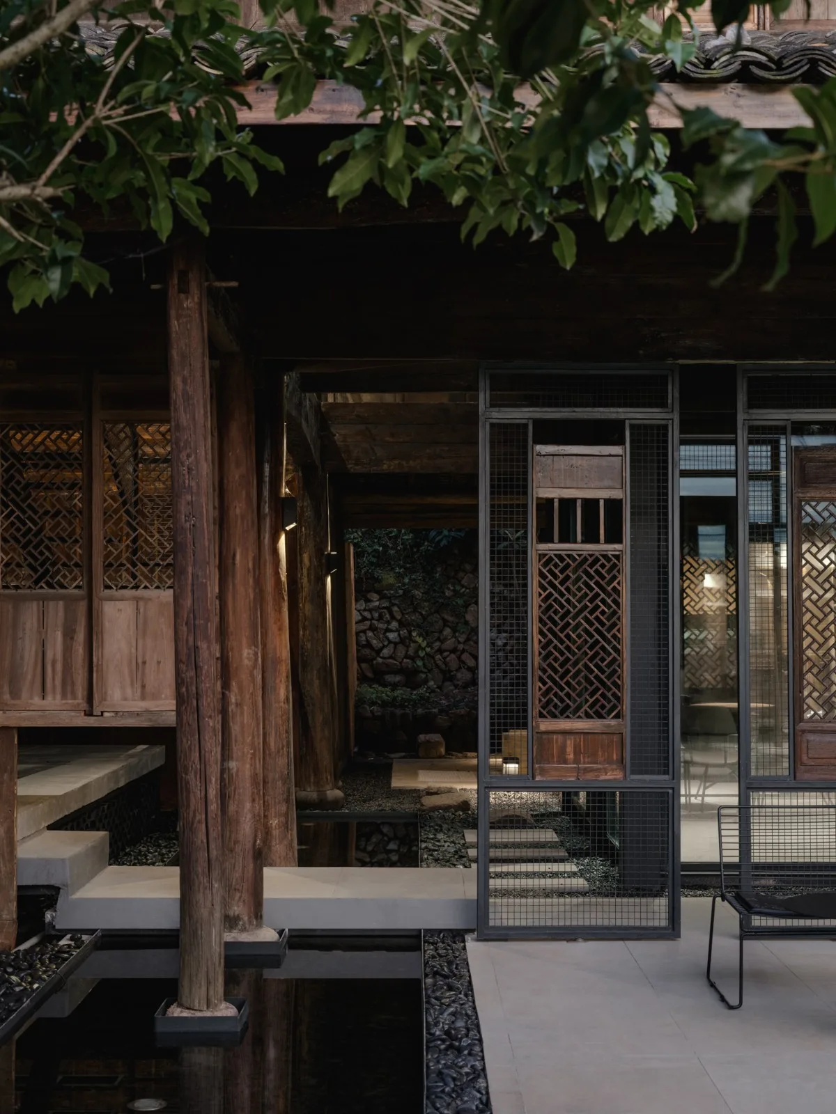 BIM建筑|山庾茶肆，修旧增新 / 奥室建筑