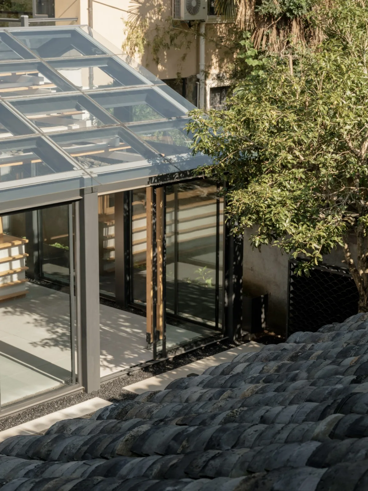 BIM建筑|山庾茶肆，修旧增新 / 奥室建筑