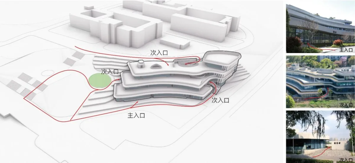 BIM建筑|长沙市南雅中学图书馆 / 中机国际罗劲工作室