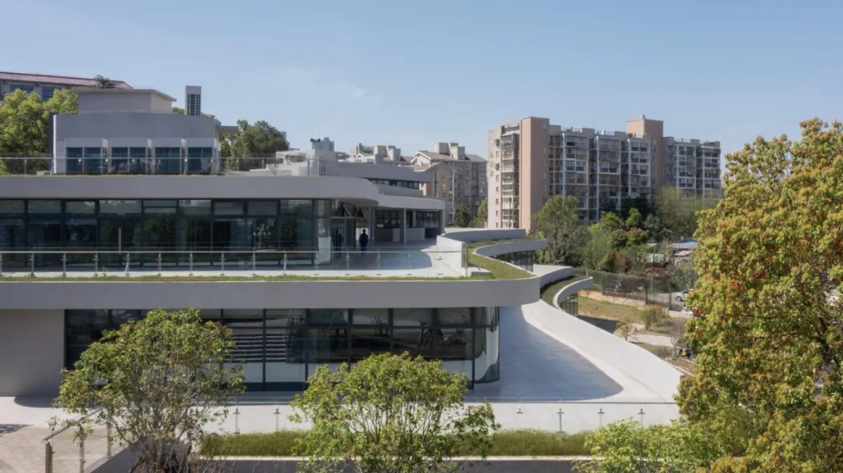 BIM建筑|长沙市南雅中学图书馆 / 中机国际罗劲工作室