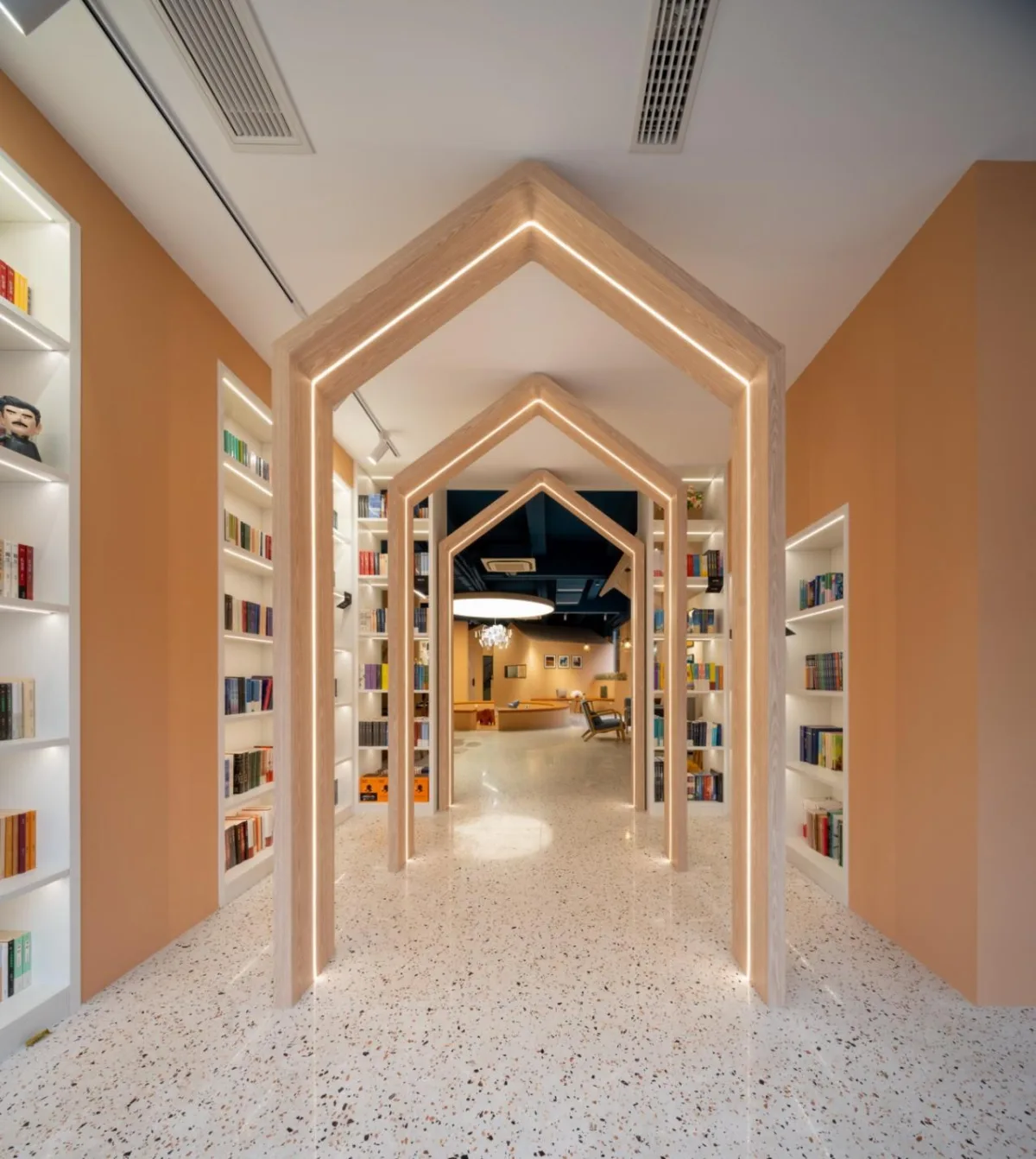 BIM建筑|2040书店 / 上海观介设计