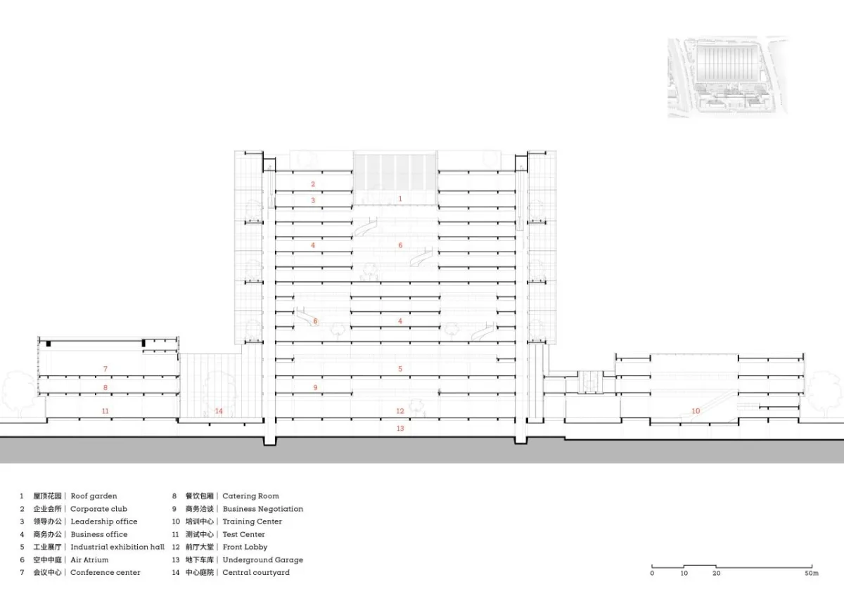 BIM建筑|西奥电梯产业园：先进智造与永续生活兼容的“未来工厂”/goa大象设计