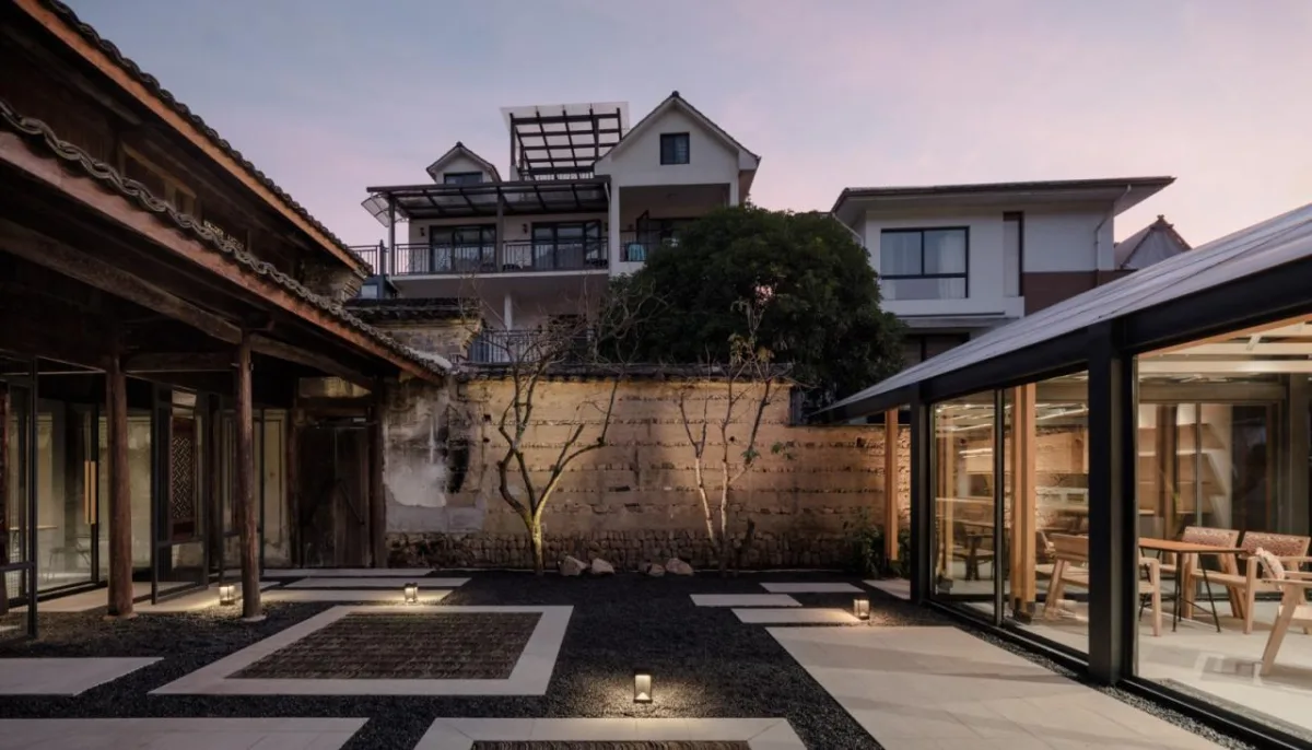BIM建筑|山庾茶肆，修旧增新 / 奥室建筑