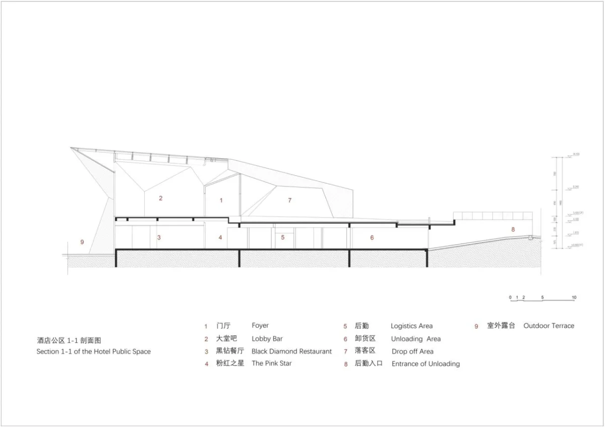 BIM建筑|中卫沙漠钻石酒店 / 水石设计-米川工作室