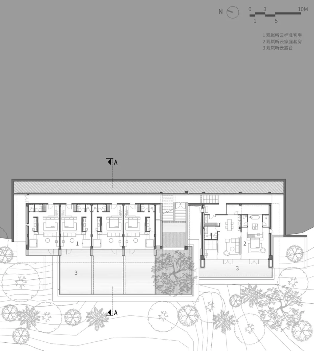 BIM建筑|相遇在山间：下岩贝景区云峰十二重 / 朱培栋-line+建筑事务所