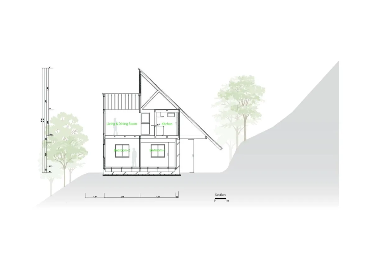 BIM建筑|富津度假小屋 / Atelier MEME