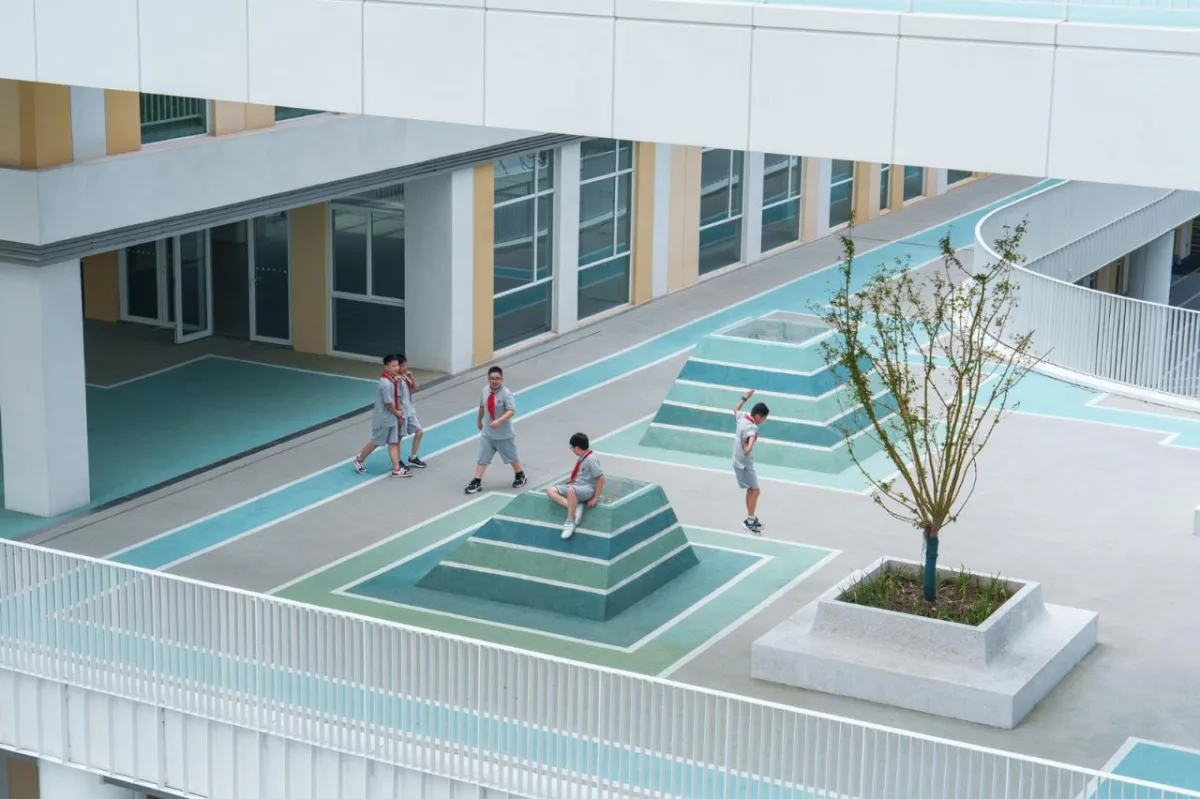 BIM建筑|上海市实验学校嘉定新城分校 / 大观景观