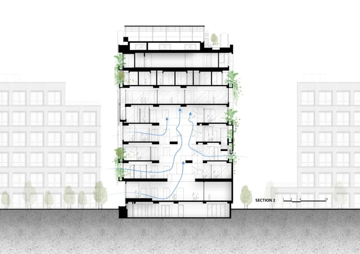 BIM建筑|AEC 4B 外语教育中心 / Ho Khue Architects