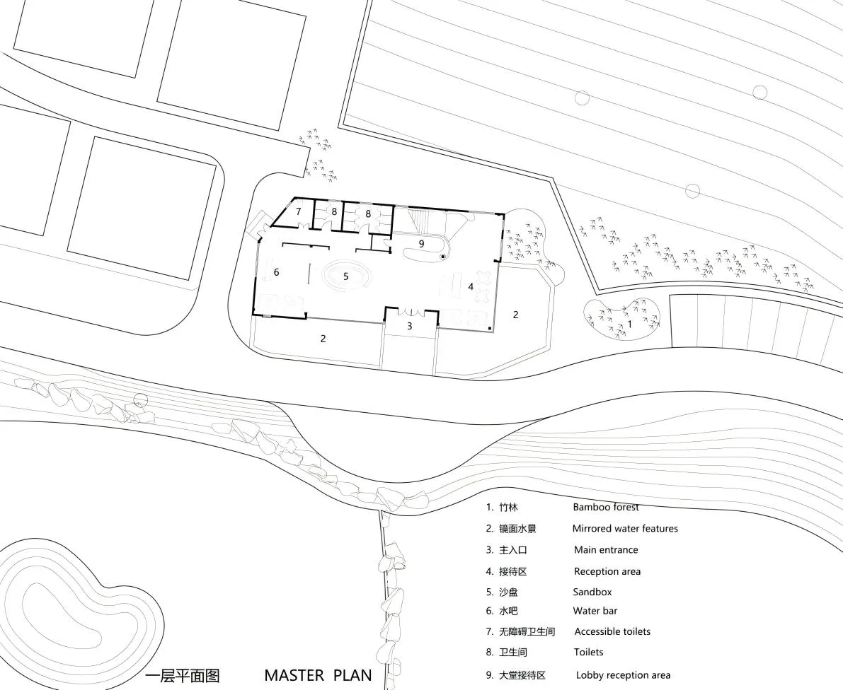 BIM建筑|枕山栖谷，虎凹慢时光：庐江县柯坦镇虎凹欢乐茶谷 / 中铁合肥建筑市政工程设计研究院有限公司