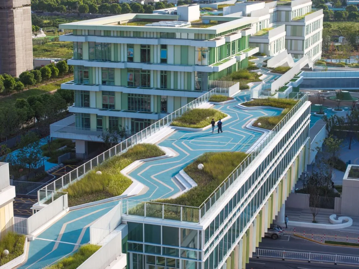 BIM建筑|上海市实验学校嘉定新城分校 / 大观景观