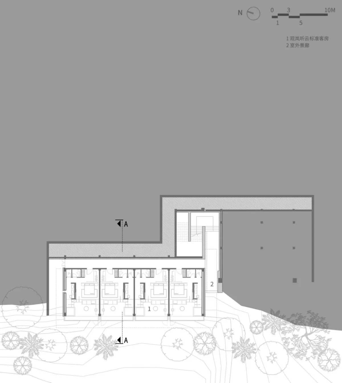 BIM建筑|相遇在山间：下岩贝景区云峰十二重 / 朱培栋-line+建筑事务所