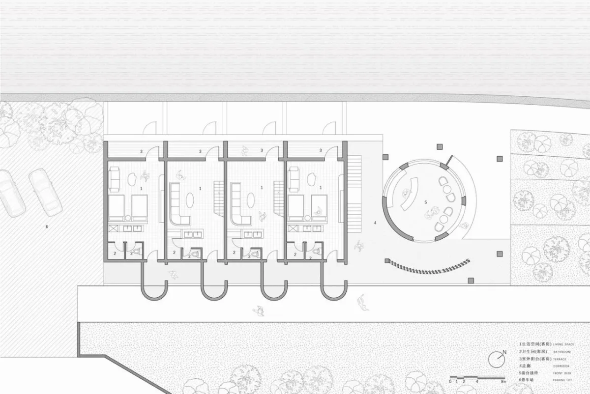 BIM建筑| 长沙岛橘子湾民宿 / 平介设计