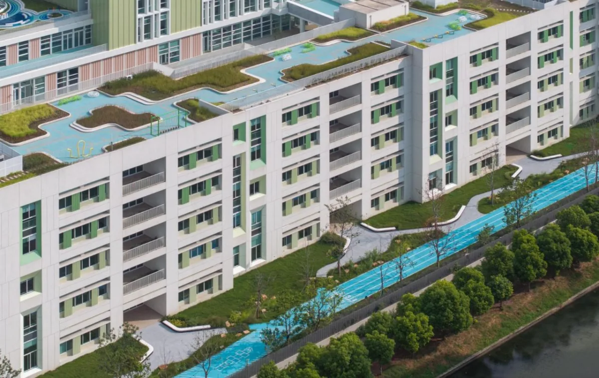 BIM建筑|上海市实验学校嘉定新城分校 / 大观景观