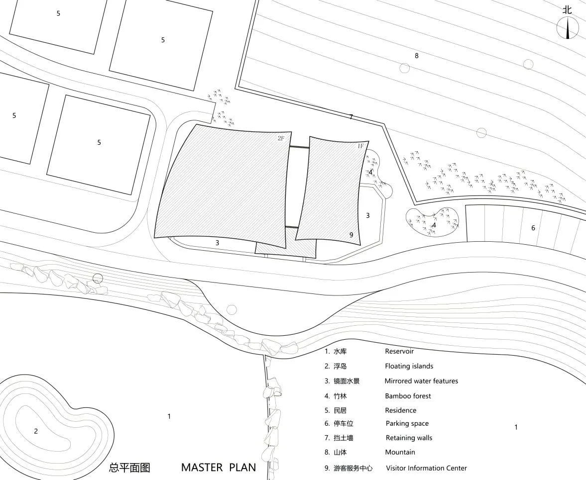 BIM建筑|枕山栖谷，虎凹慢时光：庐江县柯坦镇虎凹欢乐茶谷 / 中铁合肥建筑市政工程设计研究院有限公司